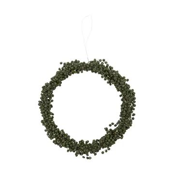 Ghirlanda invernale - Verde, Ø23 cm - House Doctor