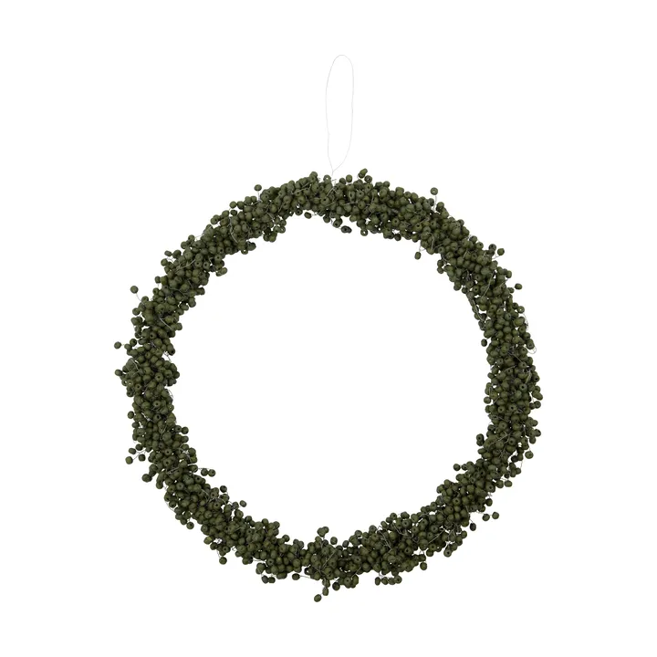 Ghirlanda invernale - Verde, Ø33 cm - House Doctor
