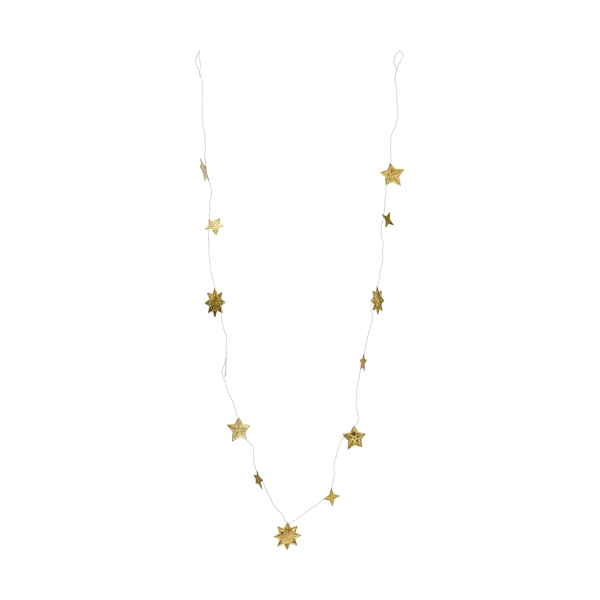 Ghirlanda Stars, Ottone antico, 200 cm House Doctor