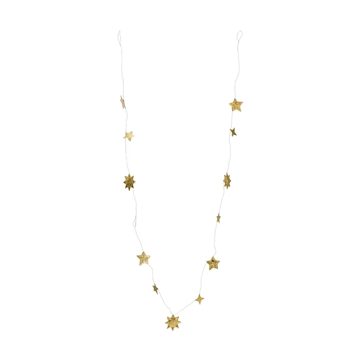 Ghirlanda Stars - Ottone antico, 200 cm - House Doctor