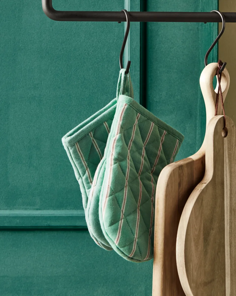 Guanto da cucina Chef 14x24 cm 2 pezzi, Verde House Doctor