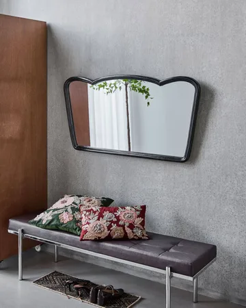 Jamp specchio da parete - Nero, 127x65 cm - House Doctor