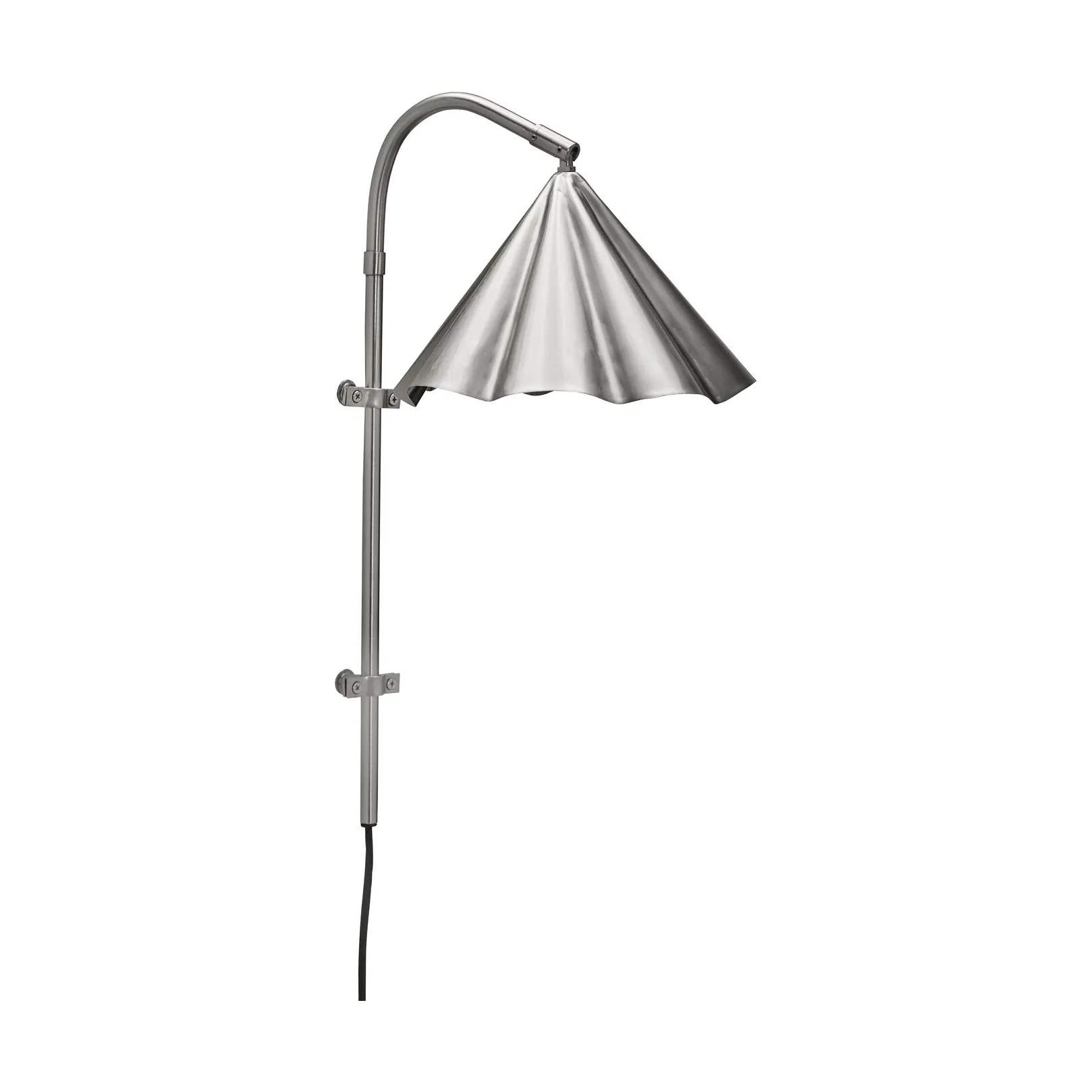 Lampada da parete Flola 51 cm, Argento spazzolato House Doctor