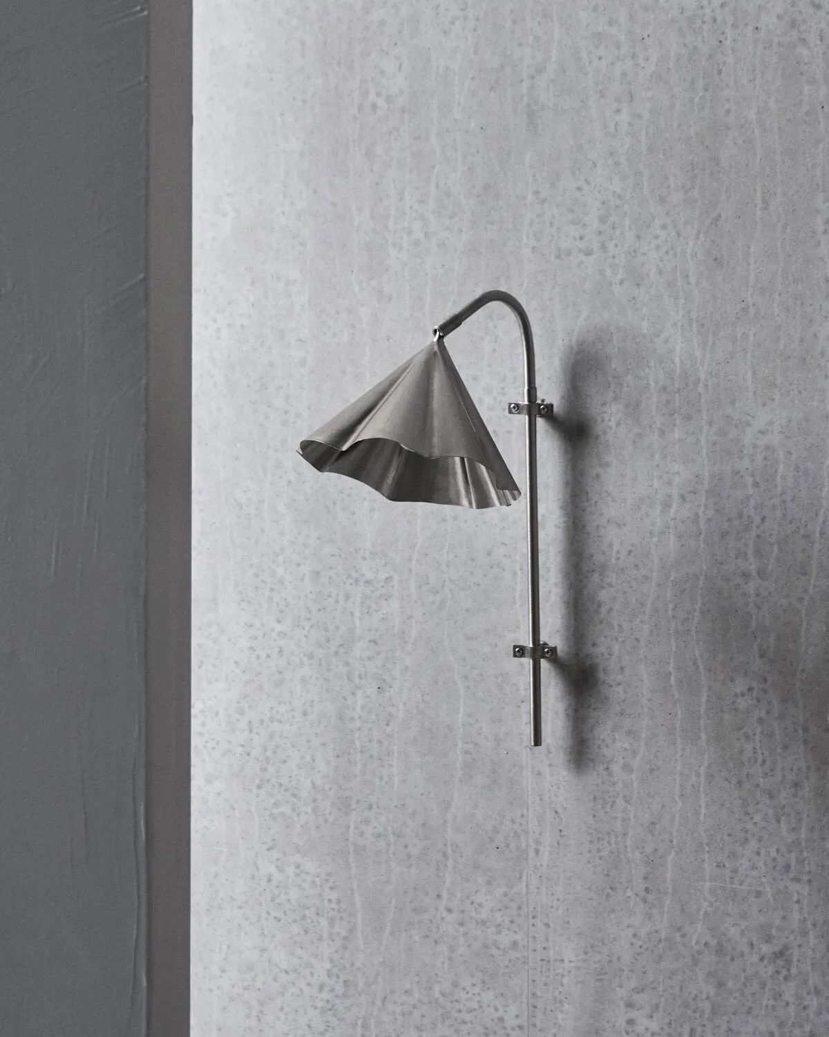 Lampada da parete Flola 51 cm, Argento spazzolato House Doctor