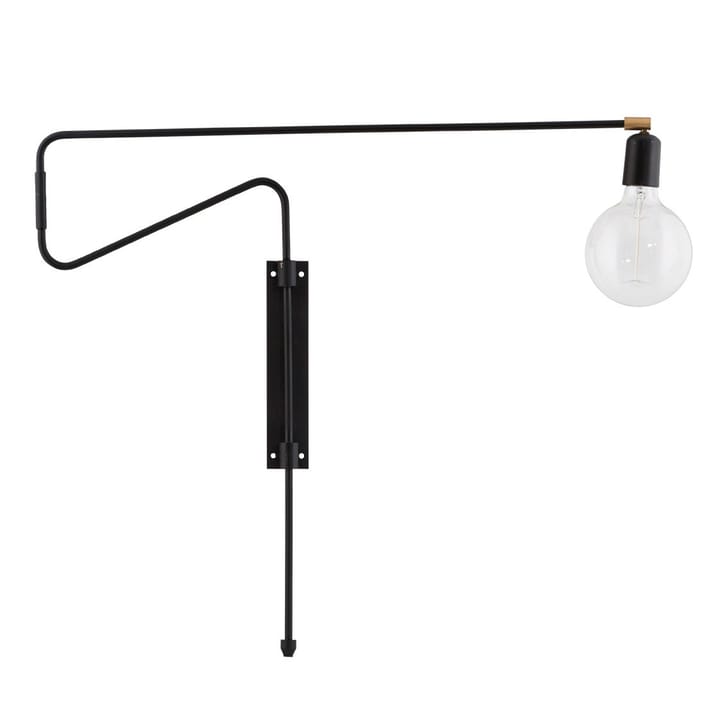 Lampada da parete Swing nero - grande, 70 cm - House Doctor