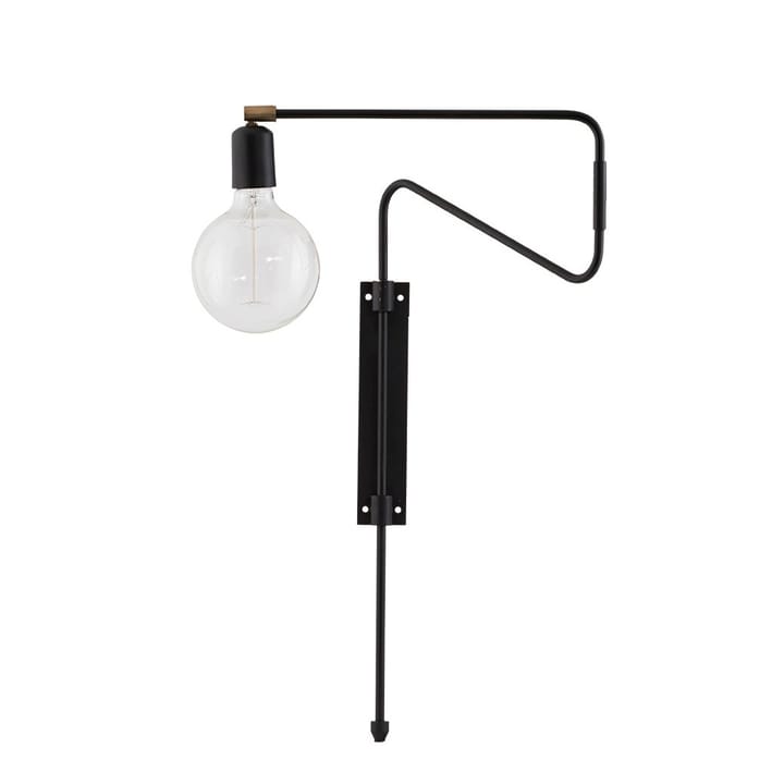 Lampada da parete Swing nero - piccolo, 35 cm - House Doctor