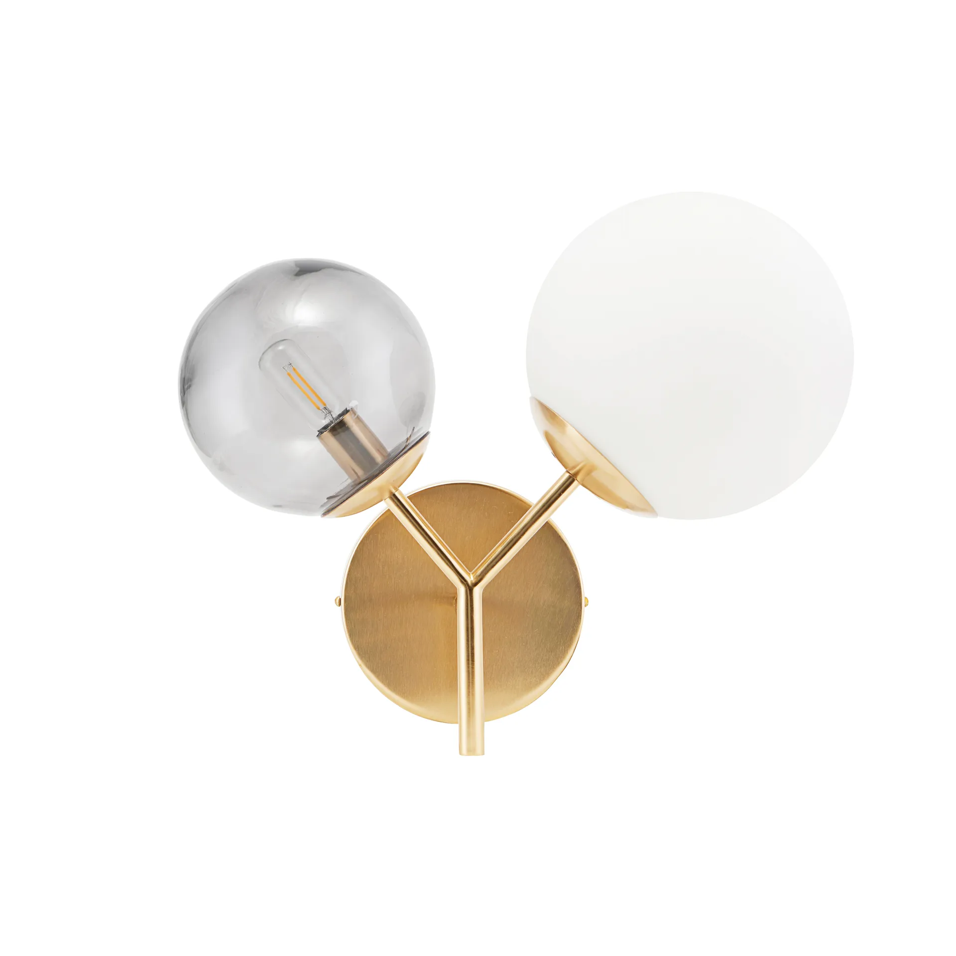 Lampada da parete Twice, ottone House Doctor