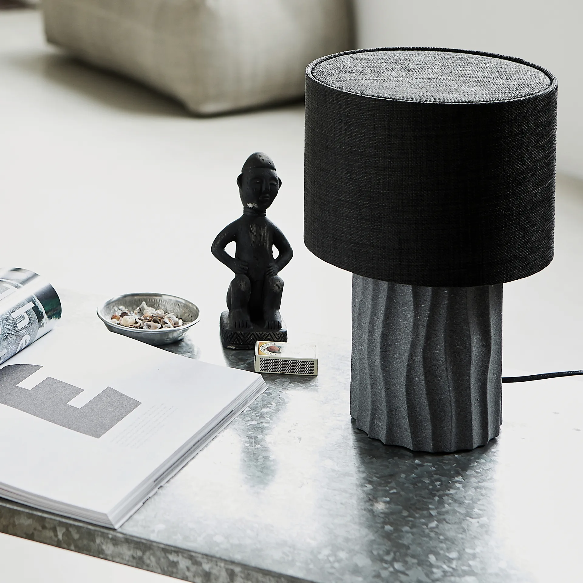 Lampada da tavolo Bora 32 cm, grigio House Doctor