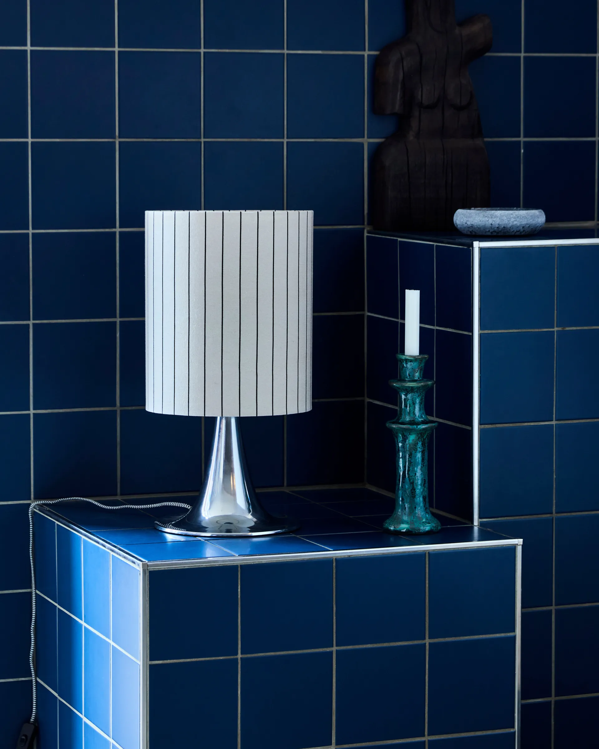 Lampada da tavolo Tulip 50 cm, Finitura argento House Doctor