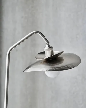 Lampada da terra Stand - Argento spazzolato, 129,5 cm - House Doctor