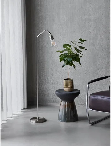 Lampada da terra Stand - Argento spazzolato, 129,5 cm - House Doctor