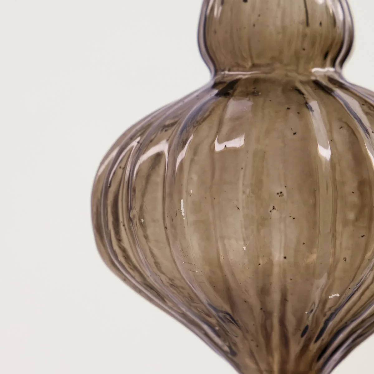 Pallina di Natale Fluted Ø 6,5 cm, 2 pezzi, Ambra House Doctor