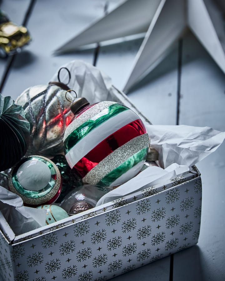 Pallina di Natale Happ Ø8 cm confezione da 4, Multi House Doctor