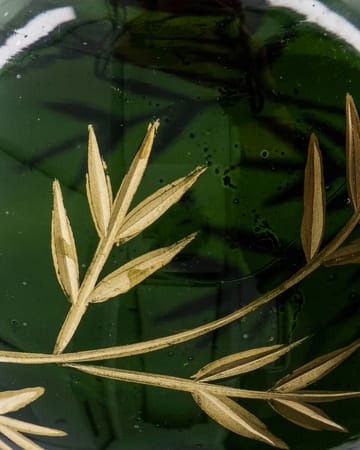 Pallina di Natale Leaf Ø7,5 cm confezione da 4 - Verde-oro - House Doctor