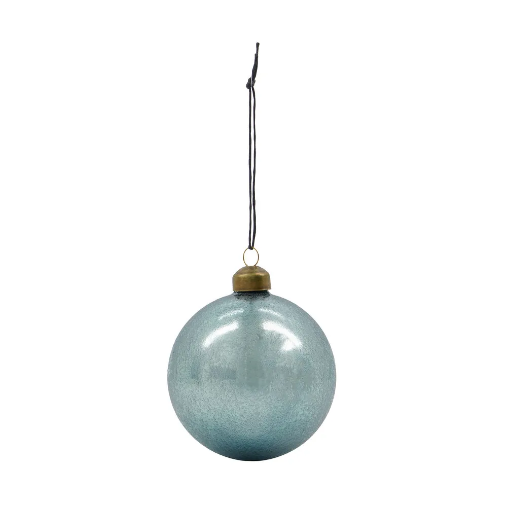 Pallina di Natale Runy Ø 8 cm, 2 pezzi, Azzurro House Doctor