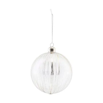 Pallina di Natale Silver lines - Argento - House Doctor