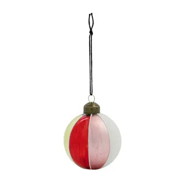 Pallina per Albero di Natale Cirkus Ø 8 cm - Rosso - House Doctor