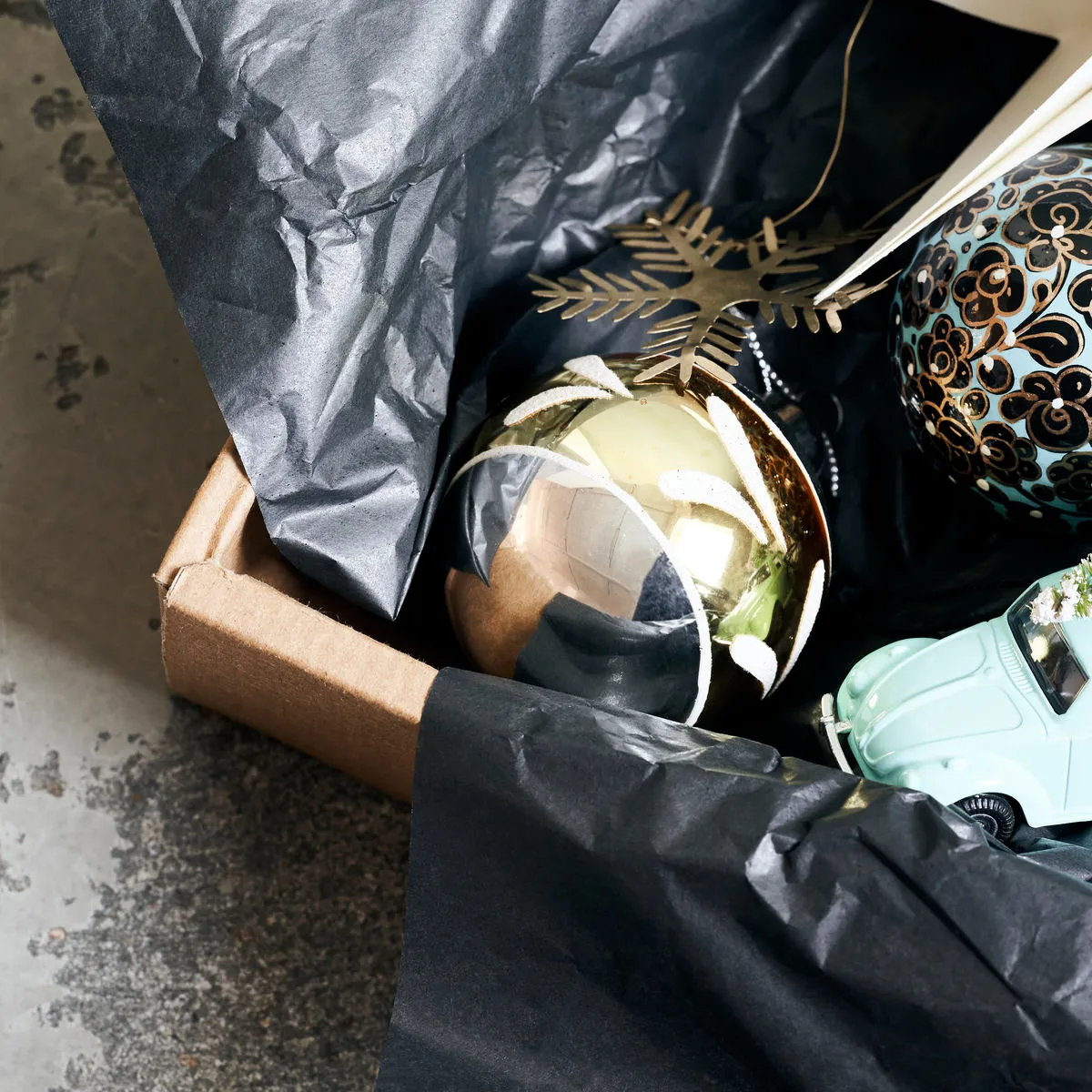 Palline albero di Natale Glowi Ø 4 cm 6 pezzi, Oro House Doctor