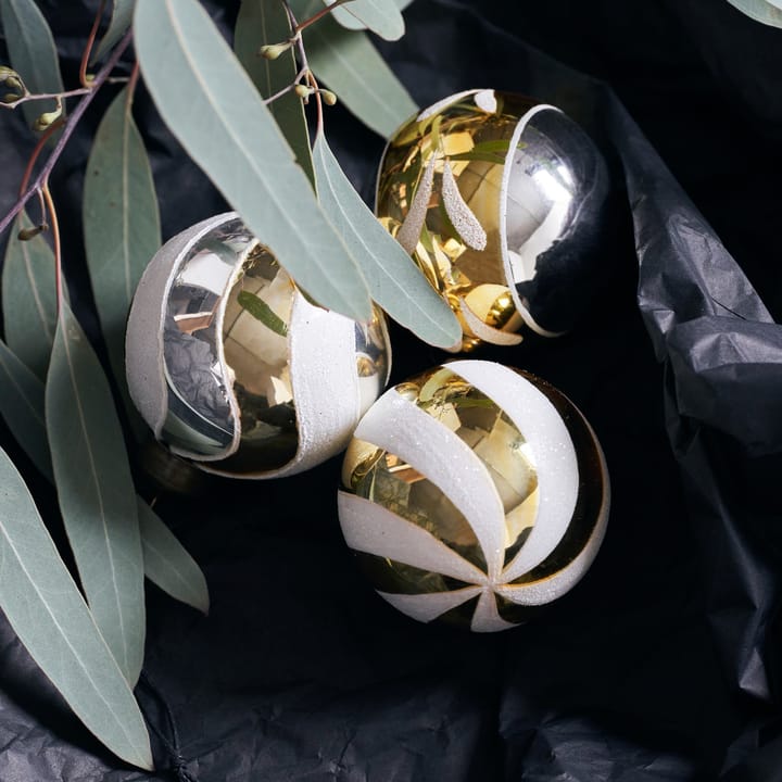 Palline albero di Natale Glowi Ø 6 cm 6 pezzi, Oro House Doctor
