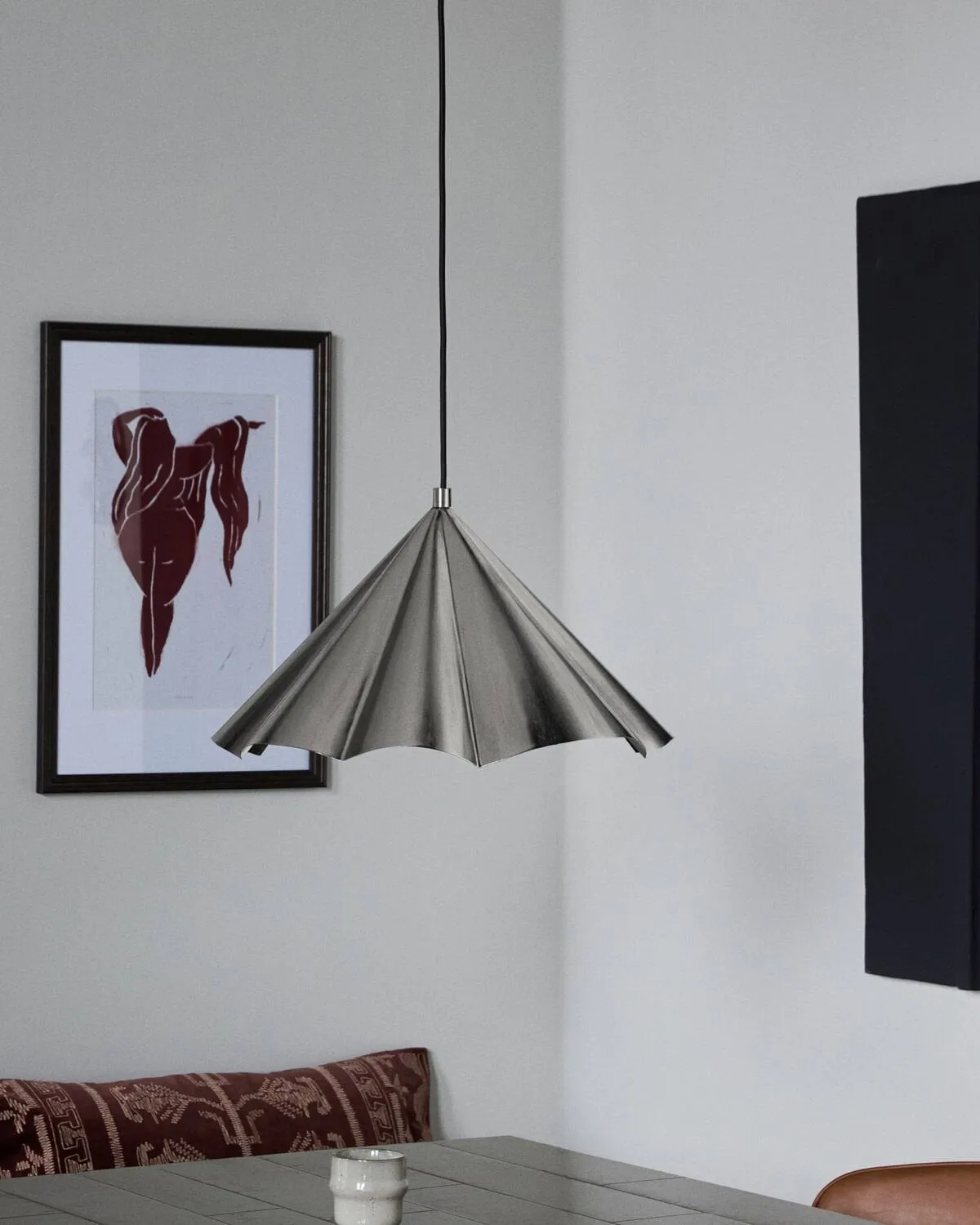 Pendente Flola Ø50 cm, Argento spazzolato House Doctor