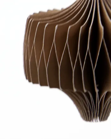 Pendente natalizio Comb, set di 6 pezzi - Marrone chiaro - House Doctor