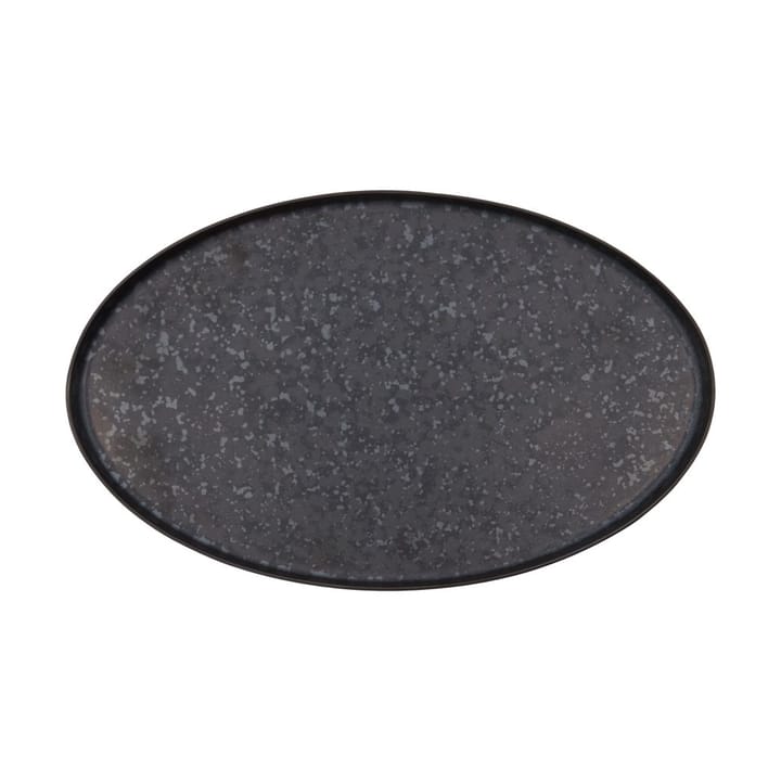 Piatto da portata Pion 19,6x31 cm - Nero-marrone - House Doctor