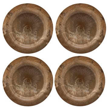 Piatto da portata Serveur 24 cm confezione da 4 - oro - House Doctor