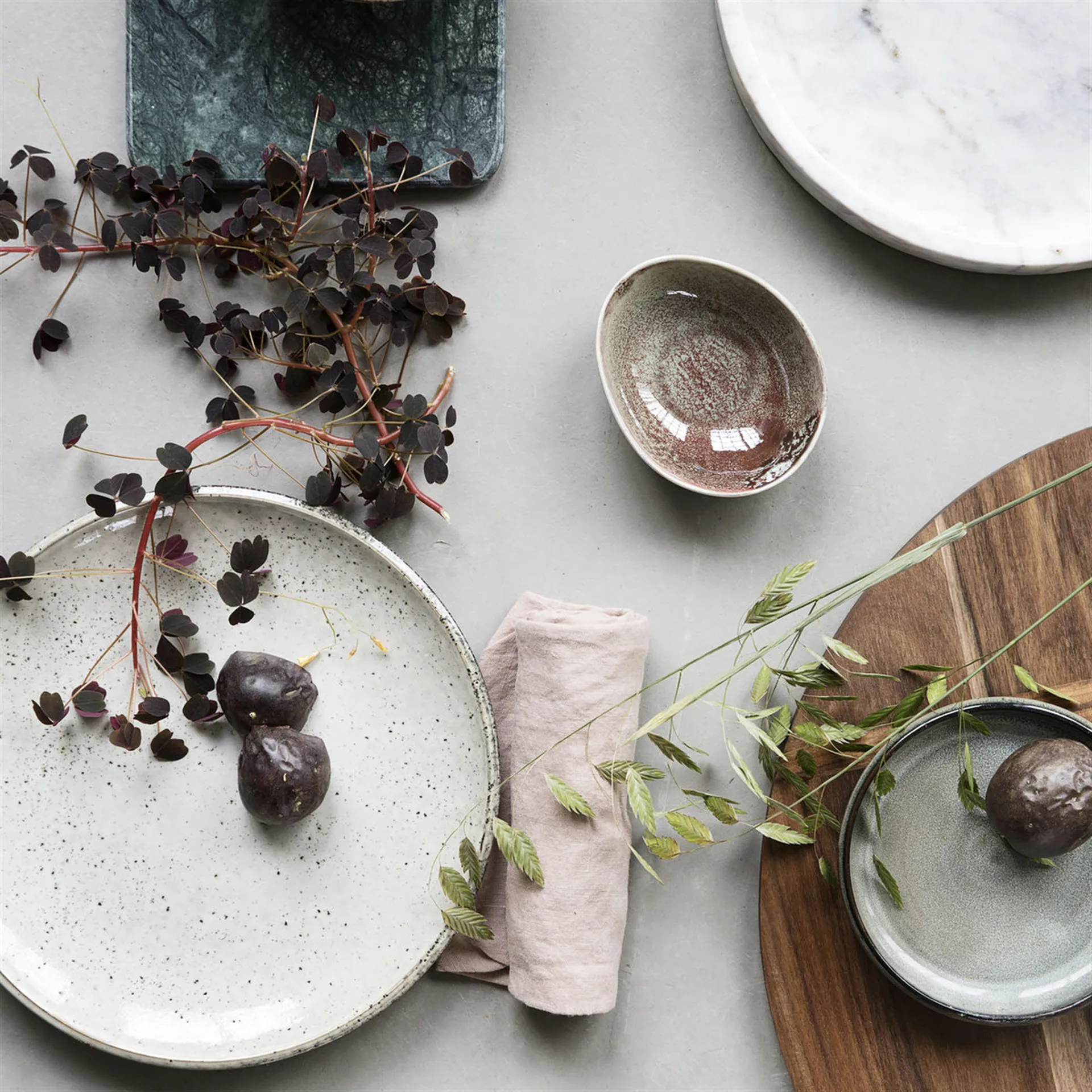 Piatto Lake grigio, 15,2 cm House Doctor