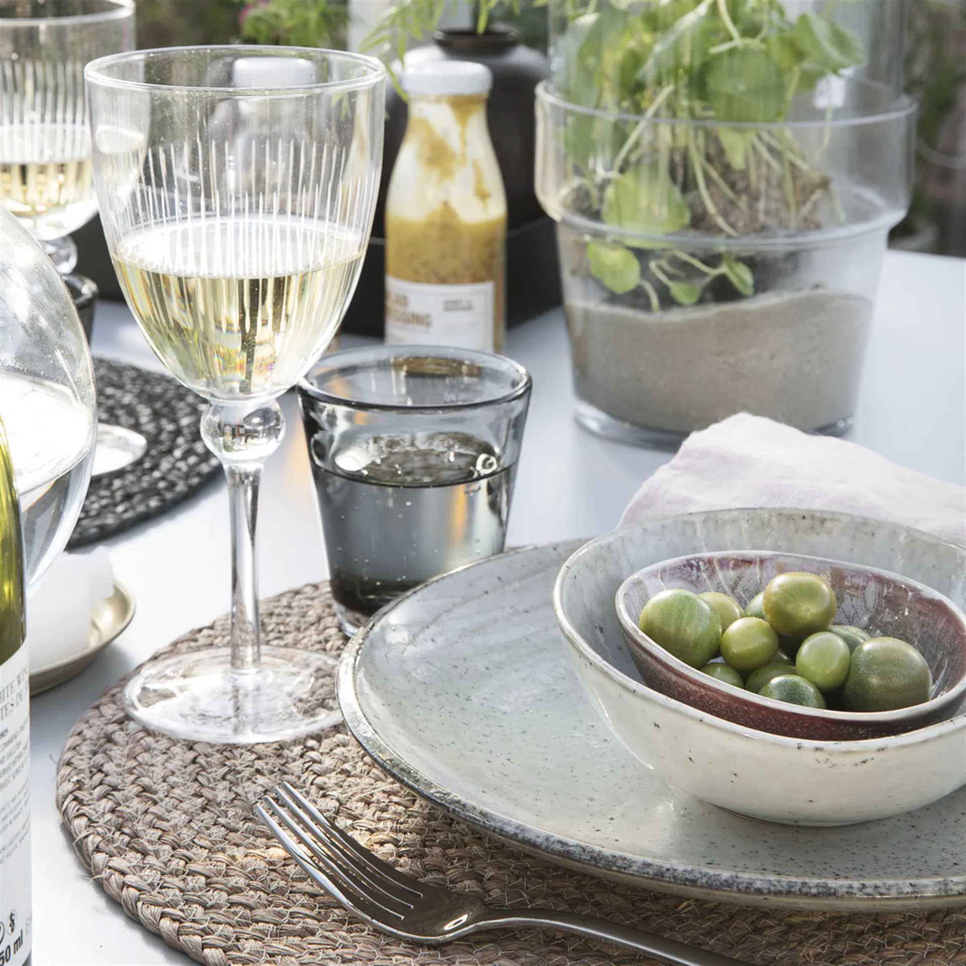 Piatto Lake grigio, 21,4 cm House Doctor