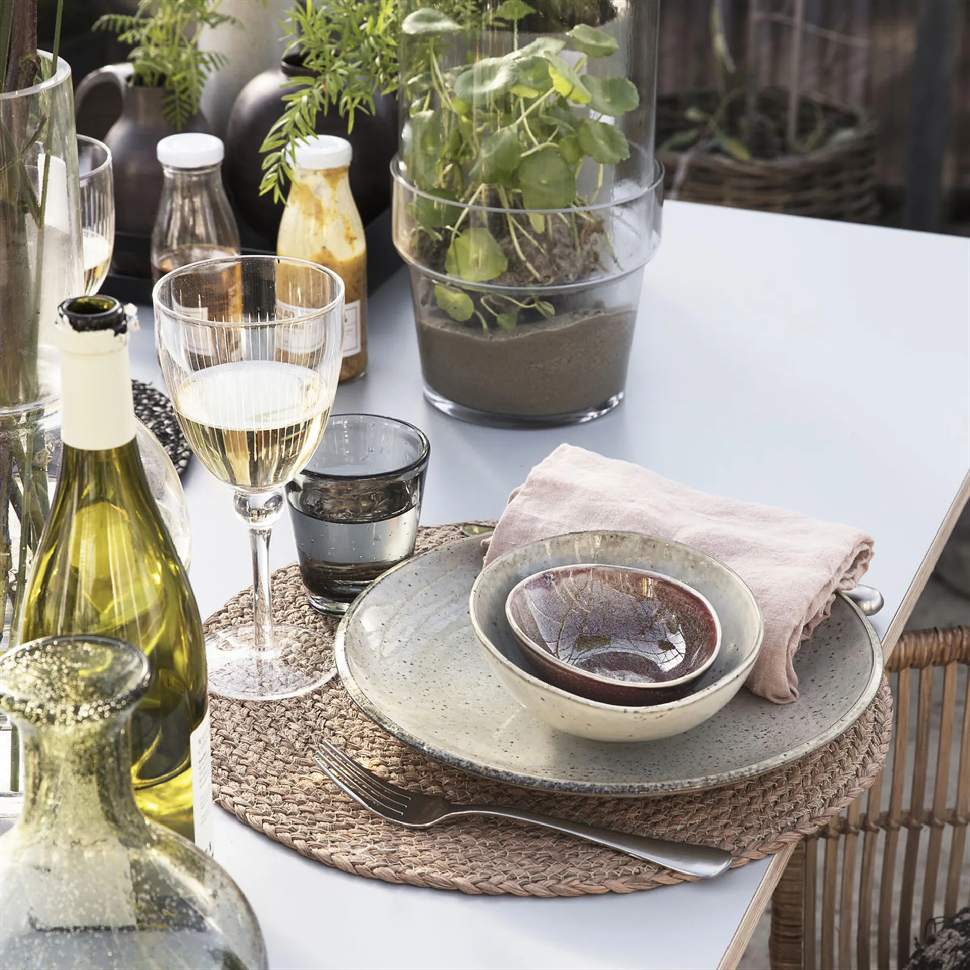 Piatto Lake grigio, 21,4 cm House Doctor