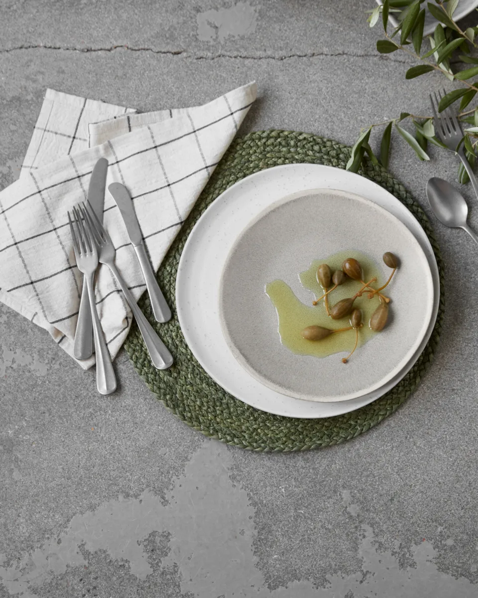 Piatto More Ø23 cm, Grigio House Doctor