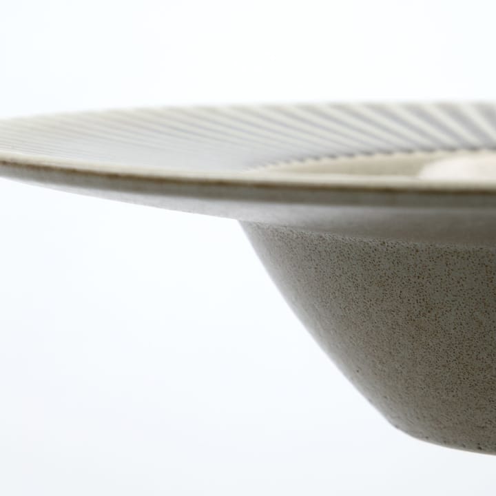 Piatto per pasta Pleat Ø26 cm, Grigio-marrone House Doctor