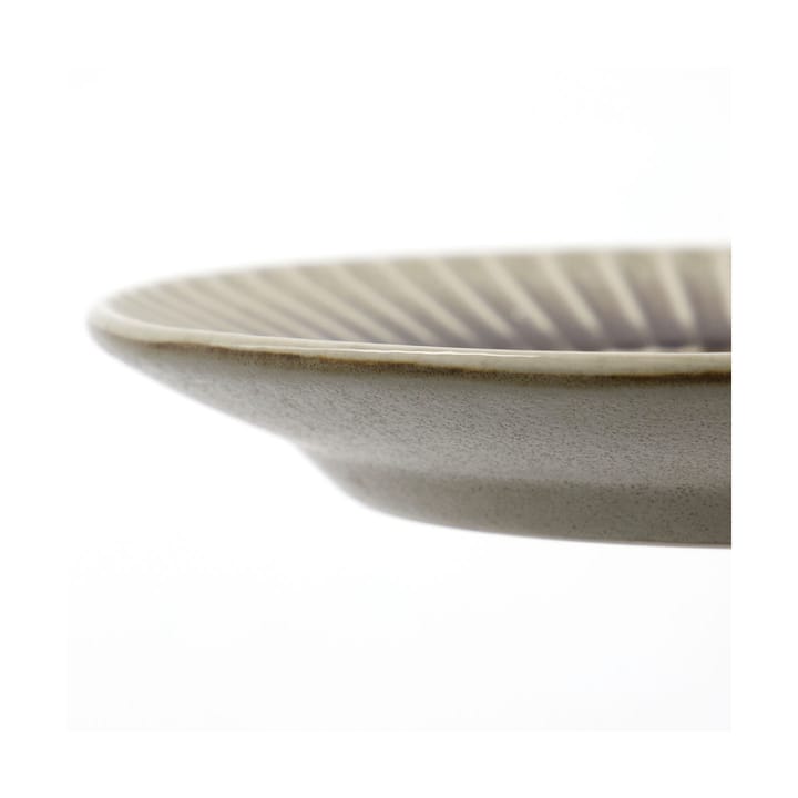 Piatto Pleat Ø16 cm - Grigio-marrone - House Doctor