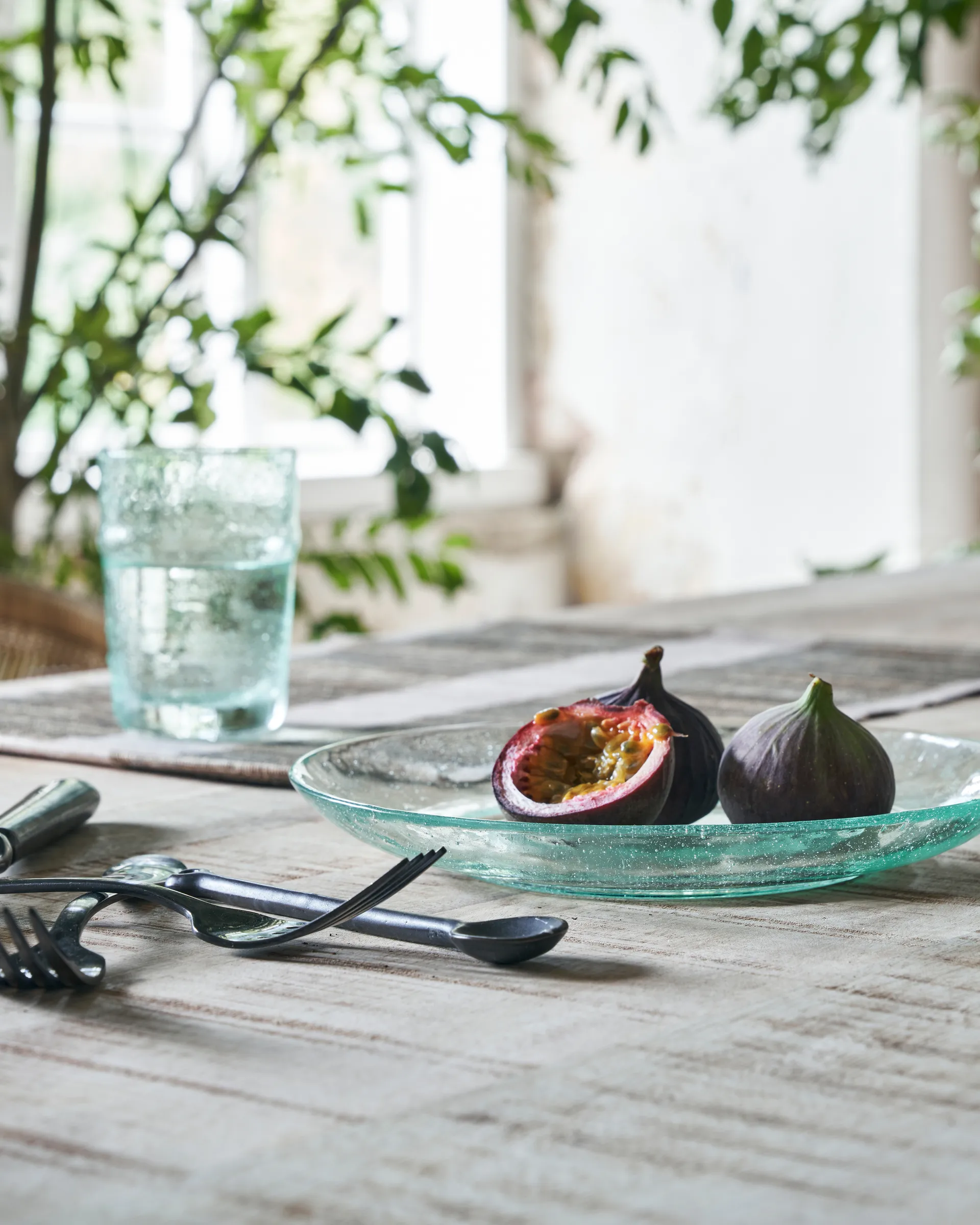 Piatto Rain, Ø 21 cm, confezione da 2, Trasparente House Doctor