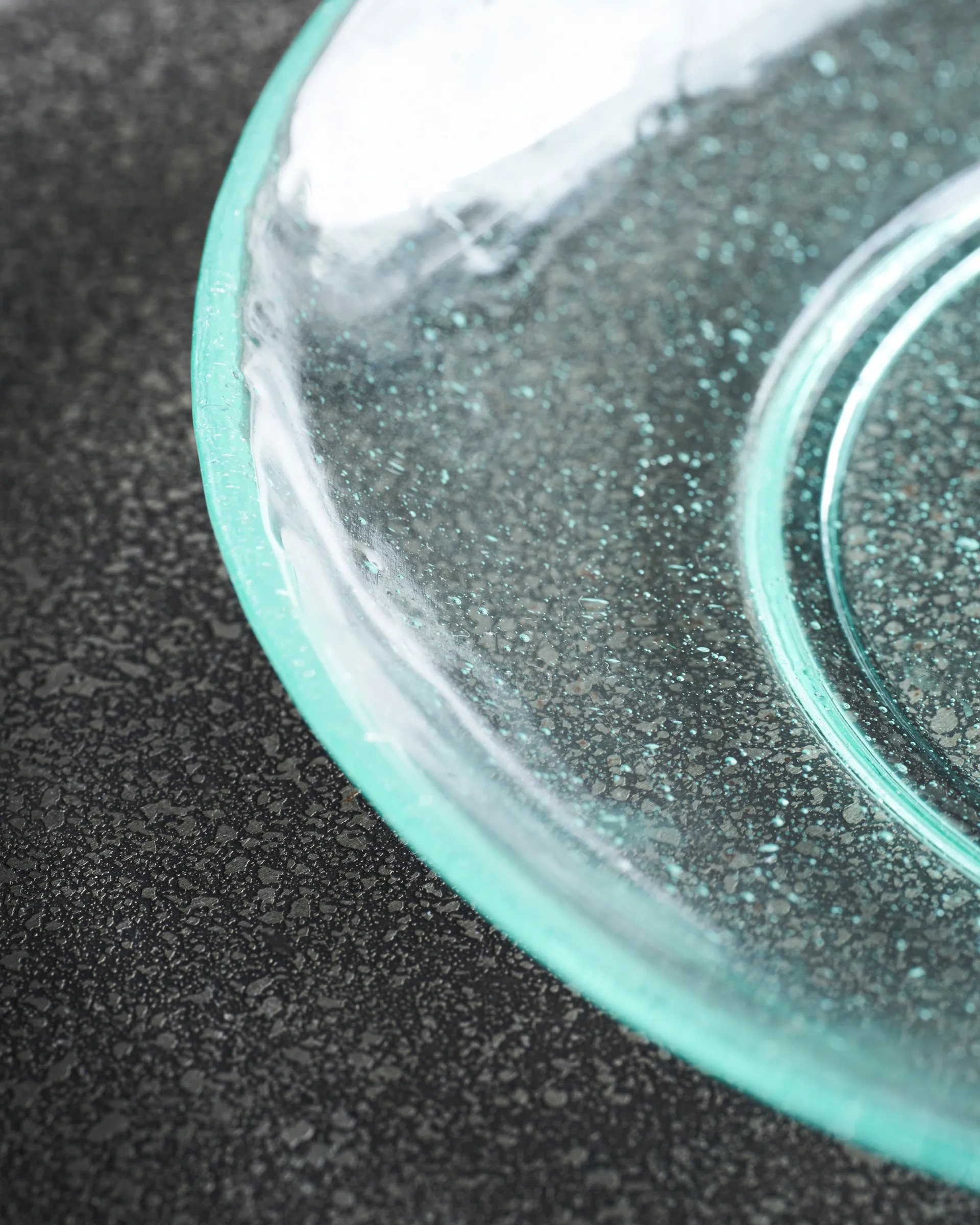 Piatto Rain, Ø 27 cm, confezione da 2, Trasparente House Doctor