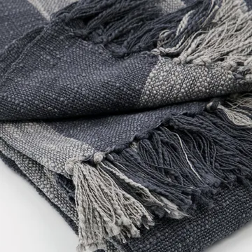 Plaid Ponra 130x180 cm - Grigio - House Doctor