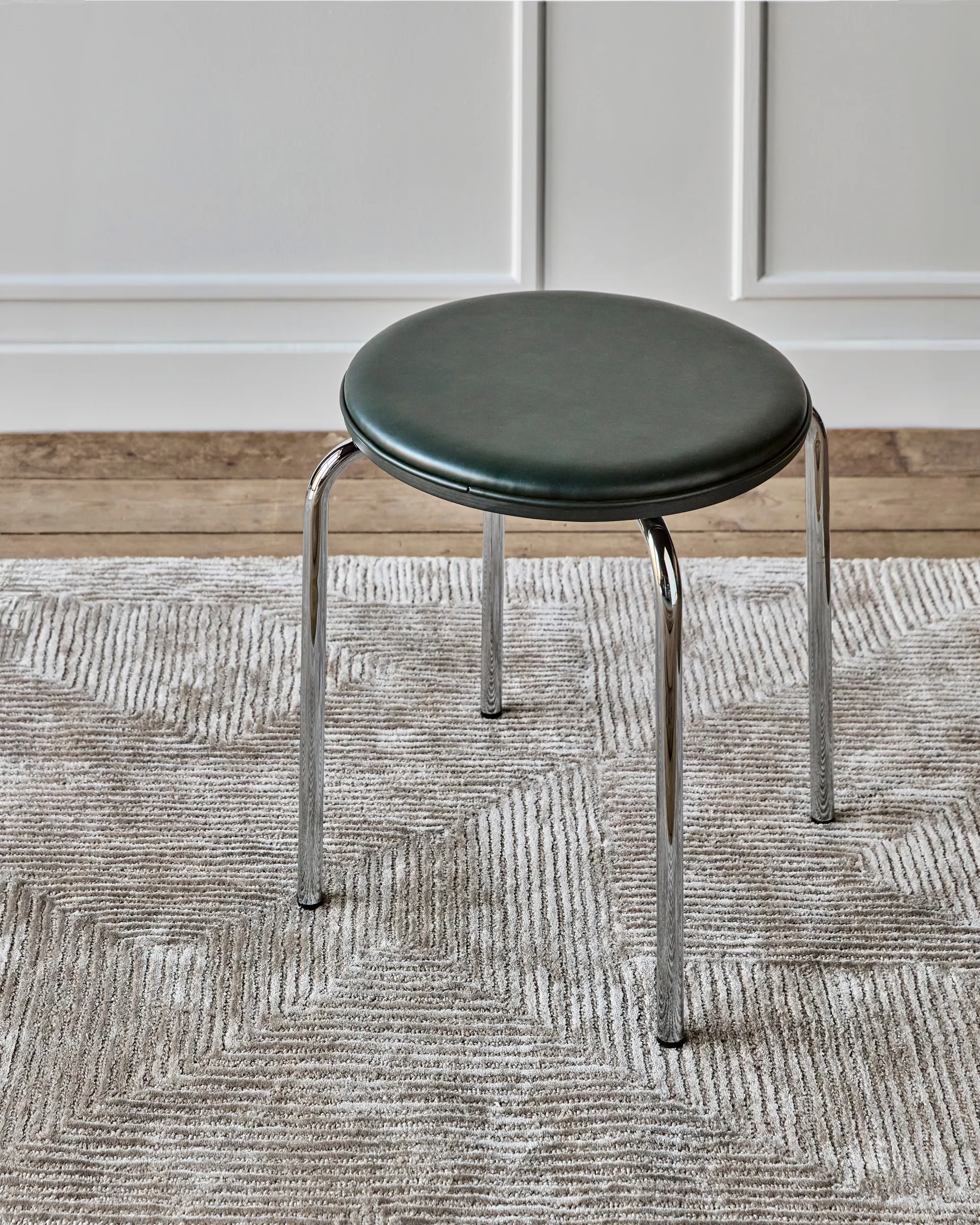 Poggiapiedi Comma , Verde scuro House Doctor