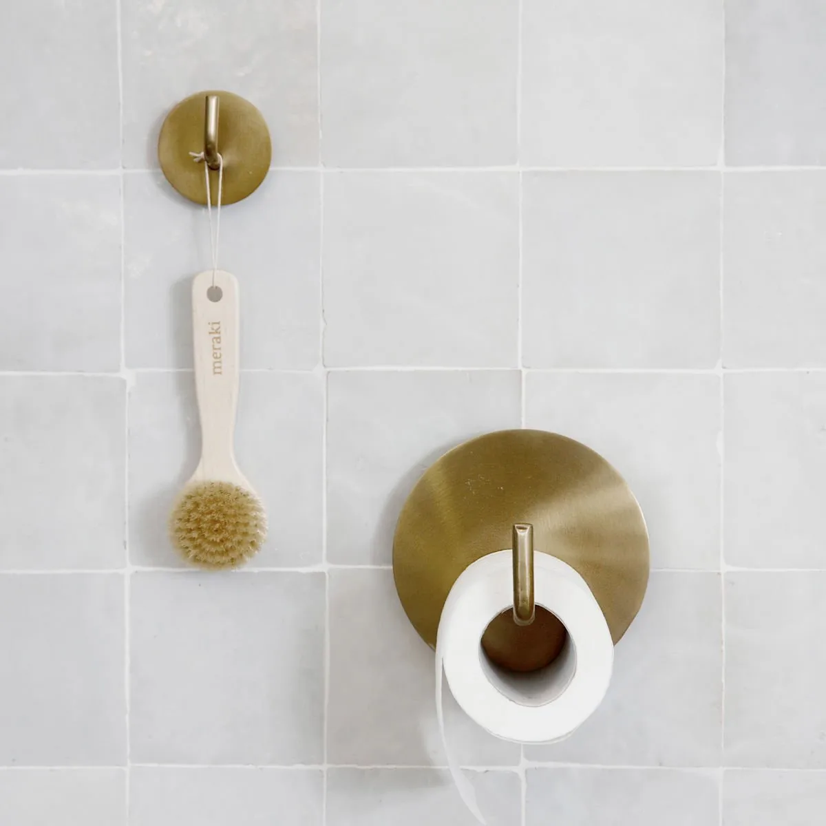 Porta carta igienica Text, ottone House Doctor