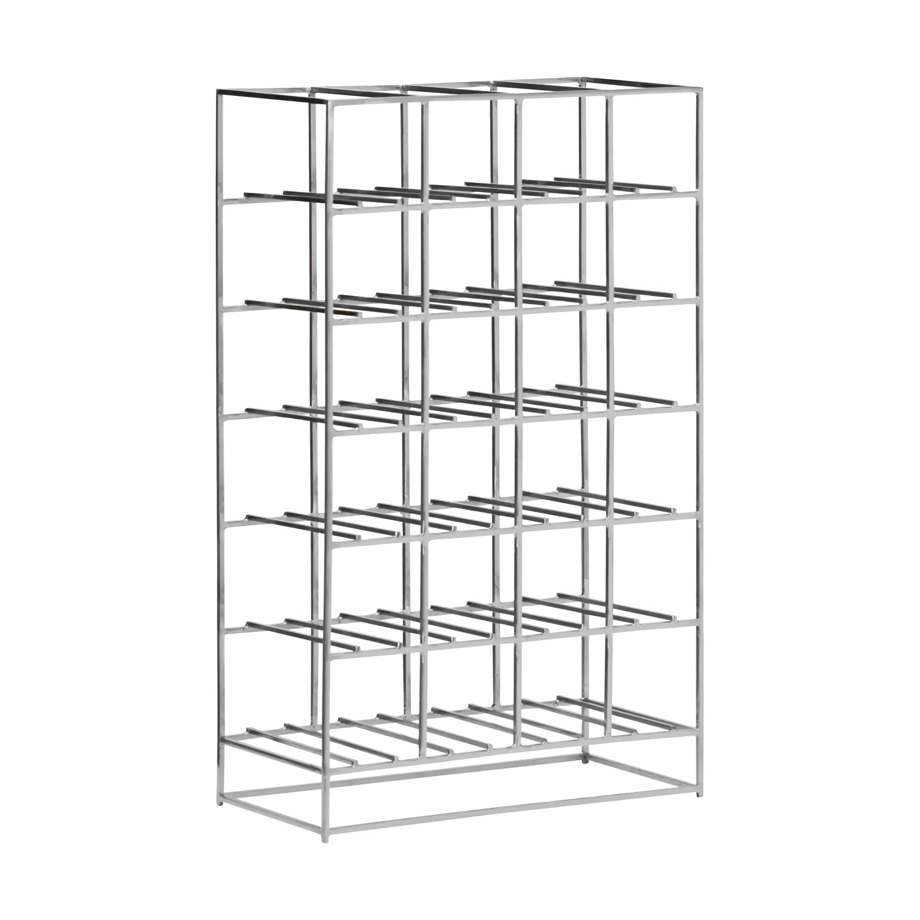 Portabottiglie  House Doctor 24 bottiglie 41x67 cm, Finitura argento House Doctor