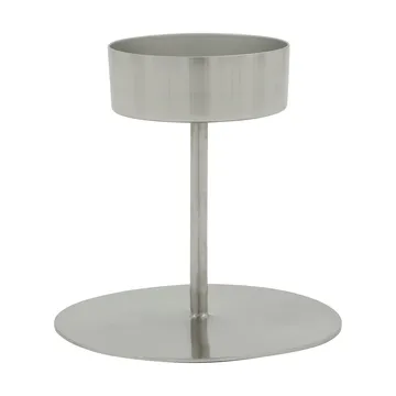 Portacandela Anit - Finitura Silver, Ø10,5x10 cm - House Doctor