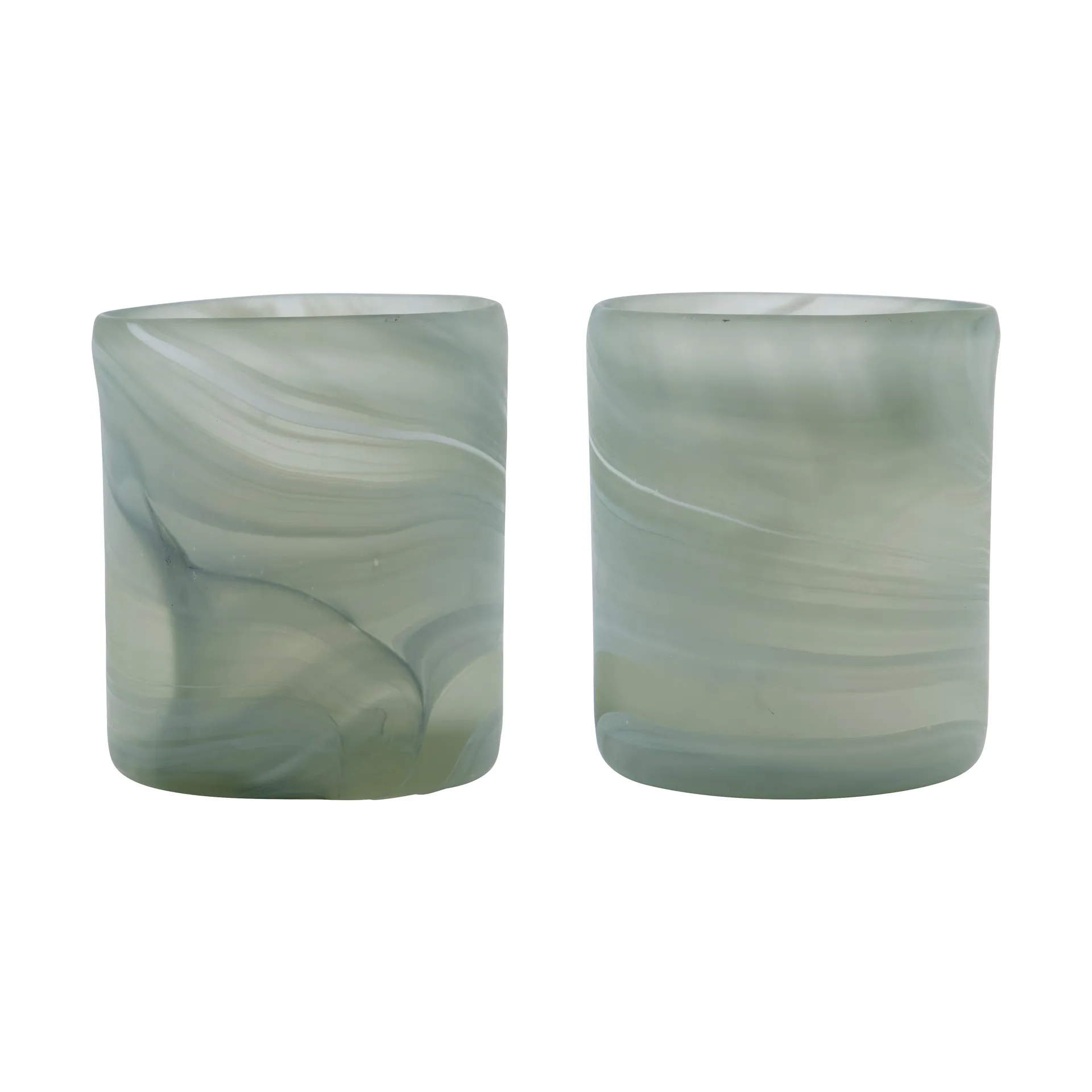 Portacandela Kae Ø7x8 cm, Grigio House Doctor