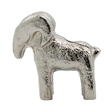 Portacandela Ram 7 cm - Argento antico - House Doctor