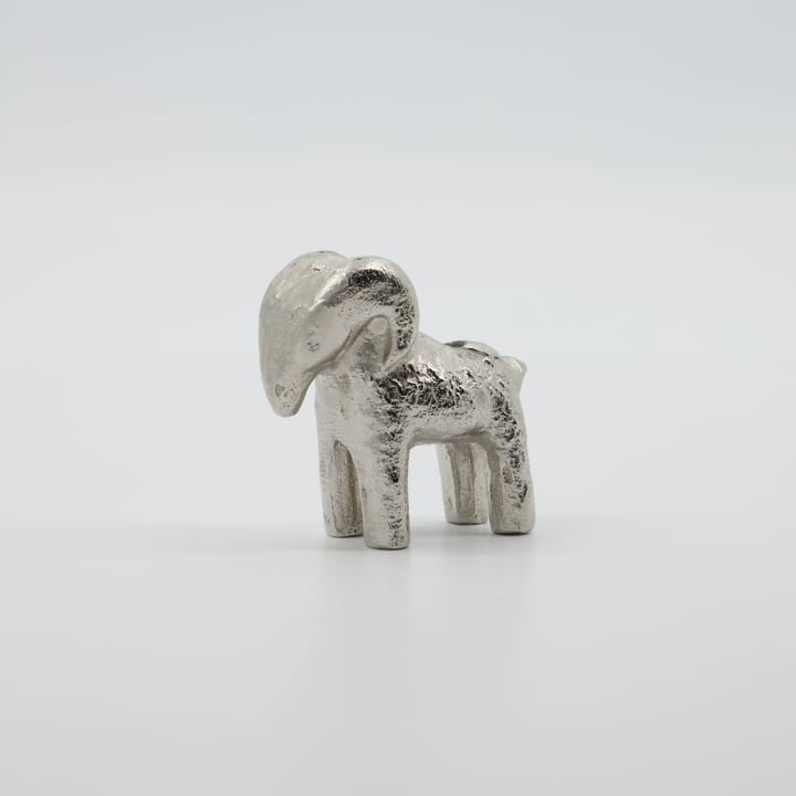 Portacandela Ram 7 cm, Argento antico House Doctor