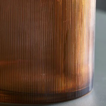Portacandele Amka Ø10 cm - Amber - House Doctor