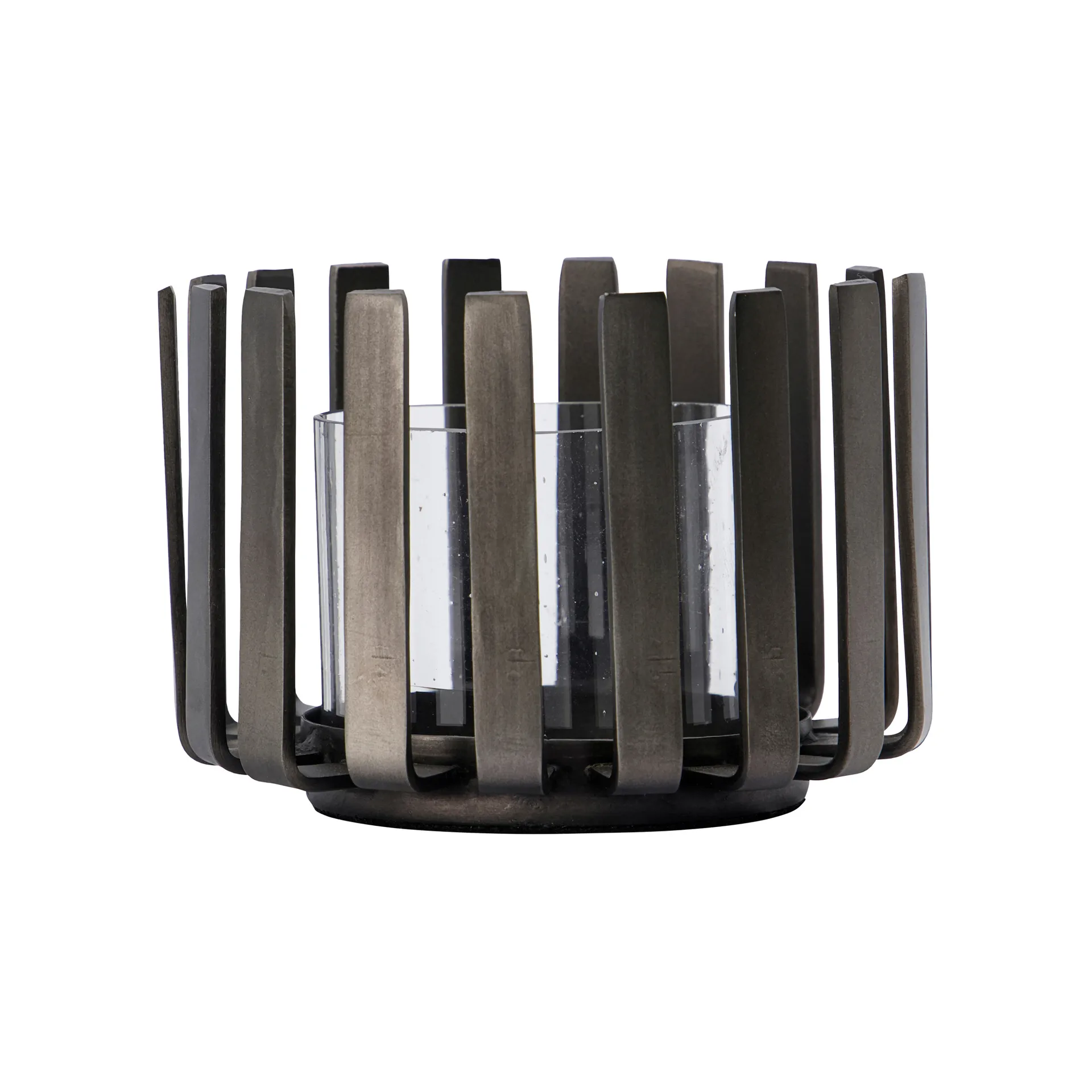 Portacandele Bars Ø 10 cm, Nero House Doctor