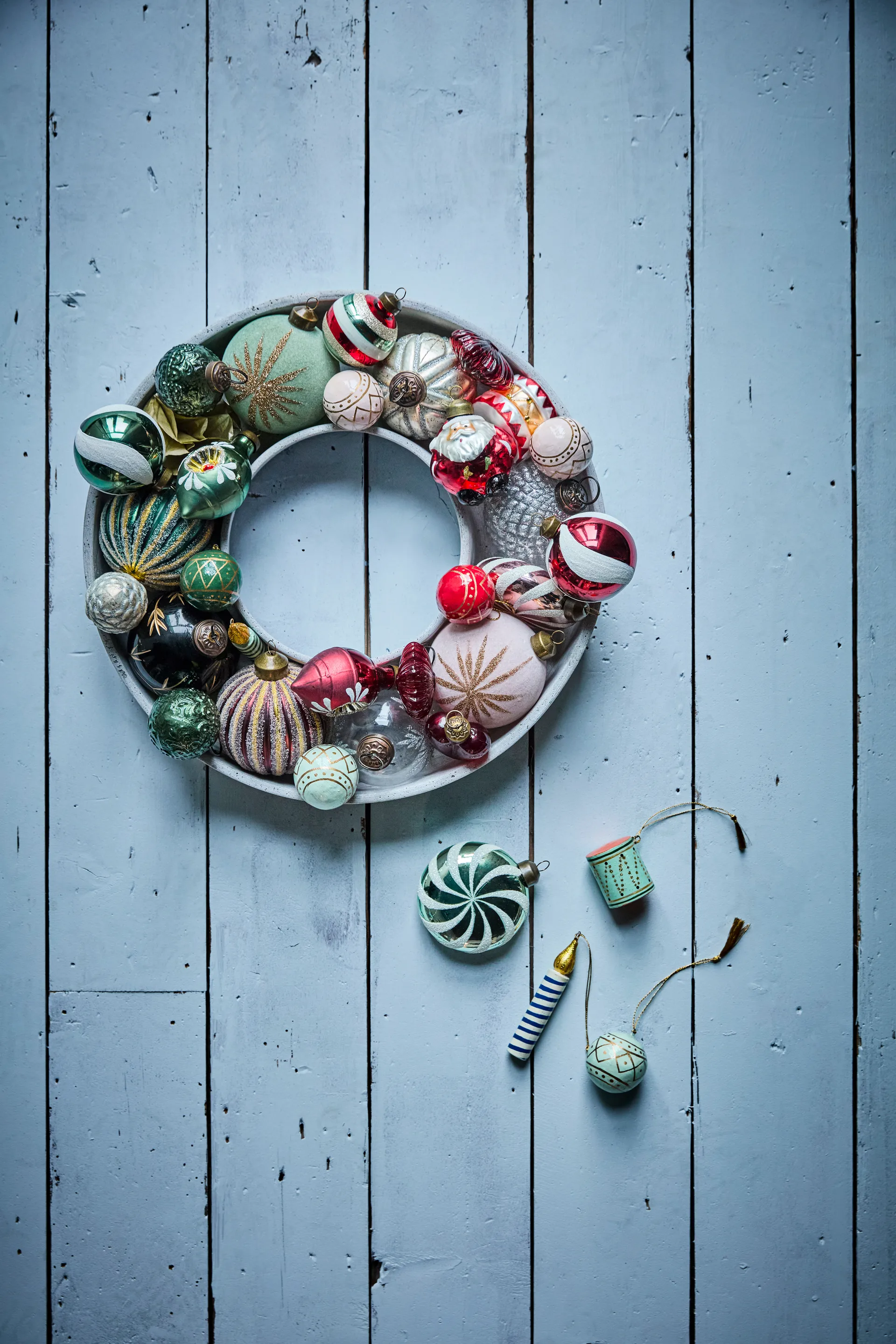 Portacandele per candele a blocco The Ring, Calcestruzzo House Doctor