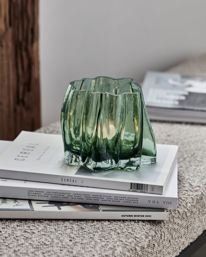 Portacandele tealight Curva, Verde House Doctor