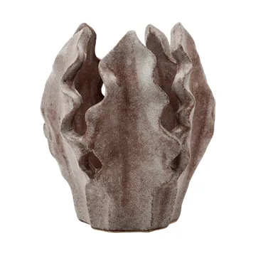 Portacandeline Camden - Marrone scamosciato, Ø14x17 cm - House Doctor
