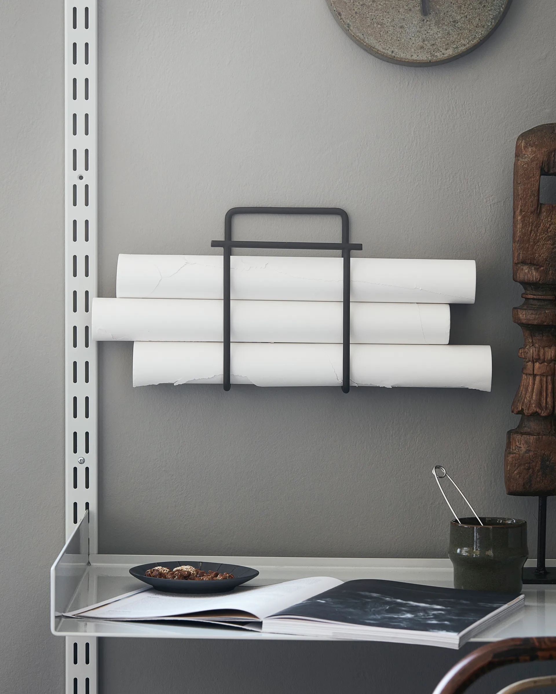 Portariviste Hold 22 cm, Nero House Doctor