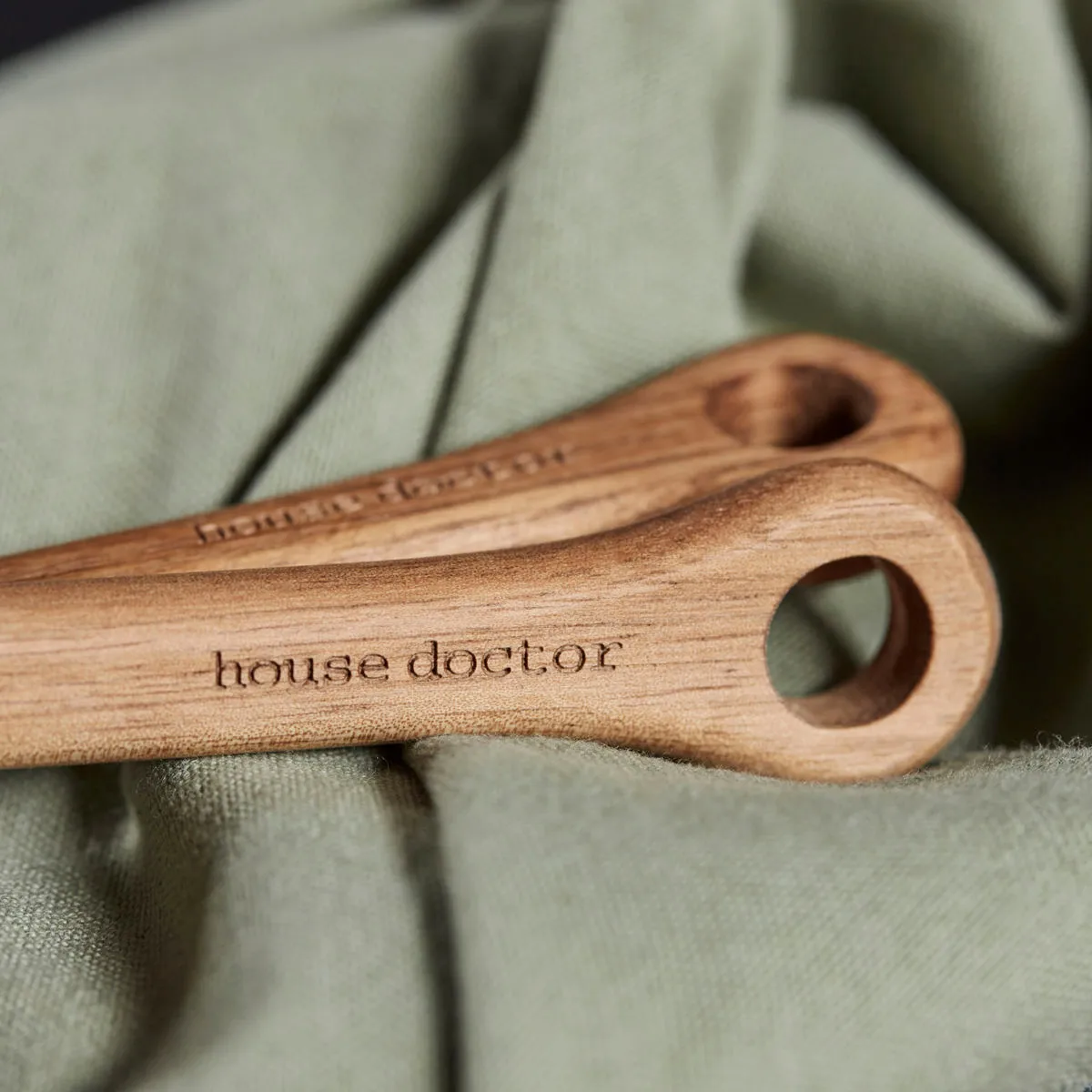 Posate per insalata natur Eya 2 pezzi, 27,5 cm House Doctor